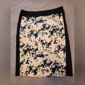 Apt. 9 Black and White Abstract Pencil Skirt SIZE4